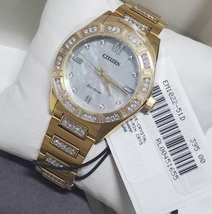 Citizen Eco-Drive Women's Gold-Tone 34MM Watch EM1022-51D $395